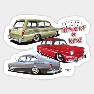 Three of a kind Sticker